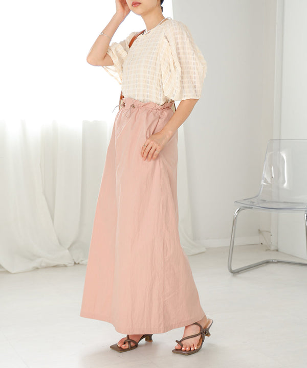 ウエストドロストＩラインスカート
