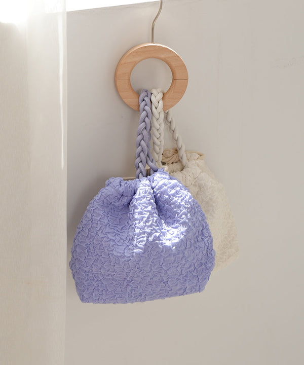 編みハンドル巾着BAG