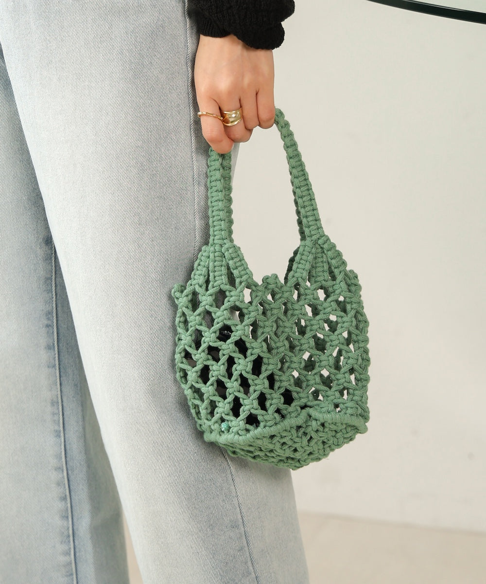 pouch set macrame bag
