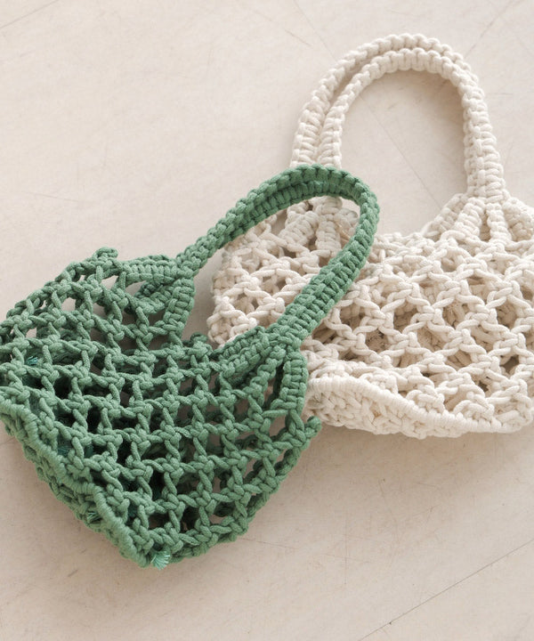 pouch set macrame bag