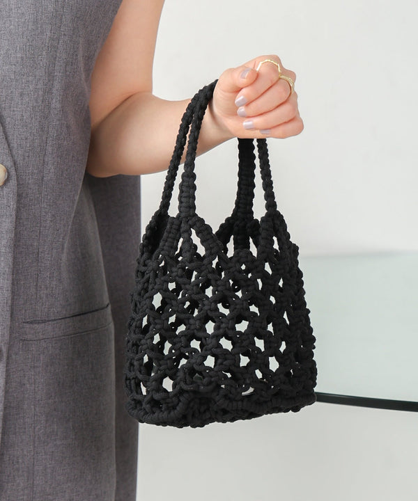 pouch set macrame bag