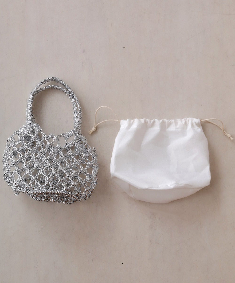 pouch set macrame bag