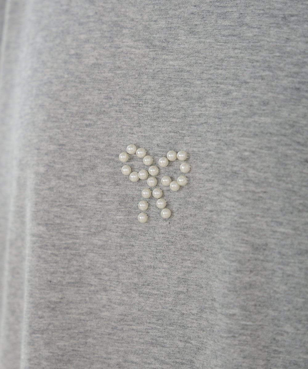 リボンパールＴシャツ