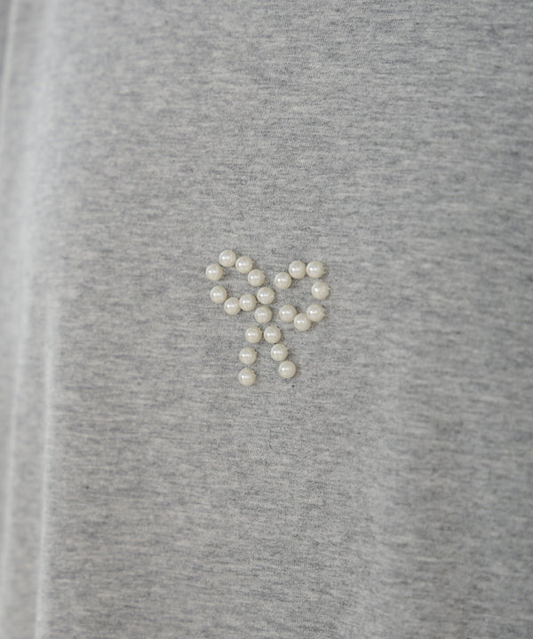 リボンパールＴシャツ