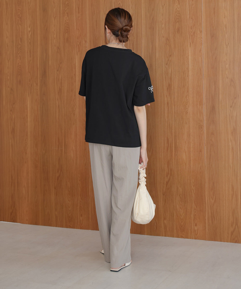 リボンパールＴシャツ