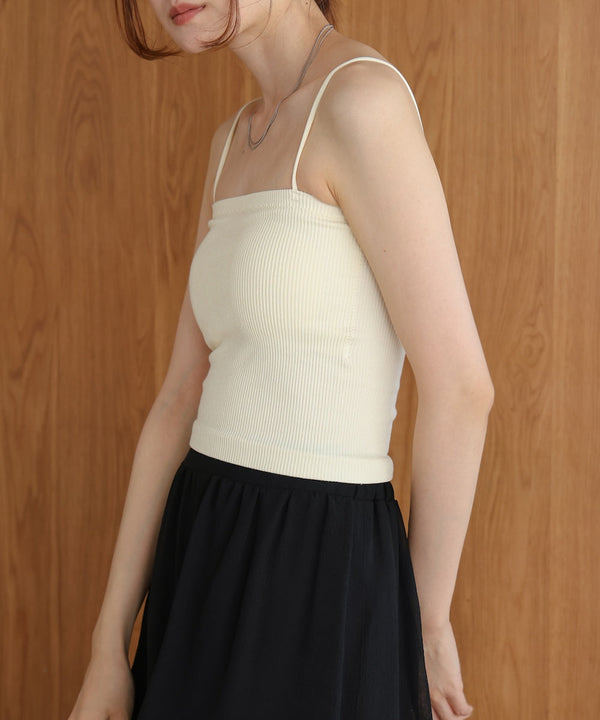 cropped camisole with cups