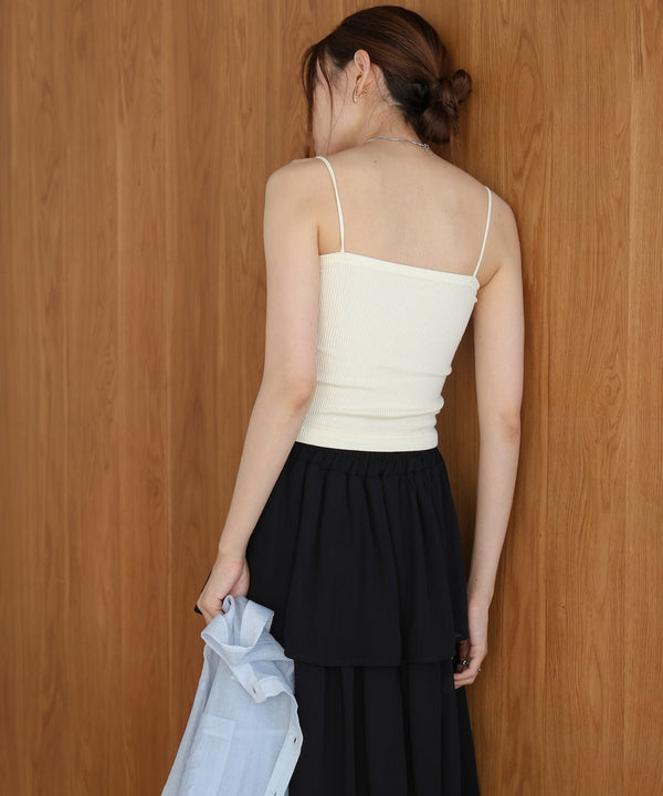 cropped camisole with cups