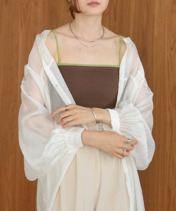 cropped camisole with cups