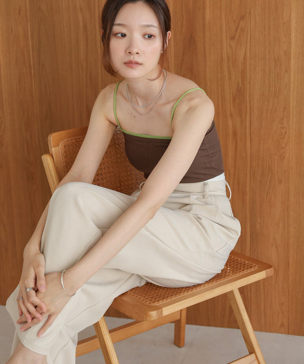 cropped camisole with cups