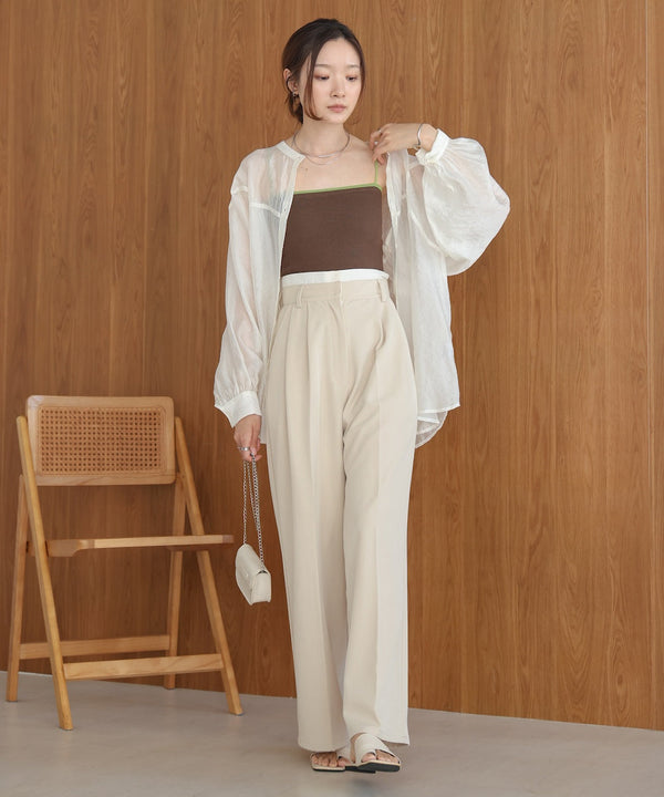 cropped camisole with cups