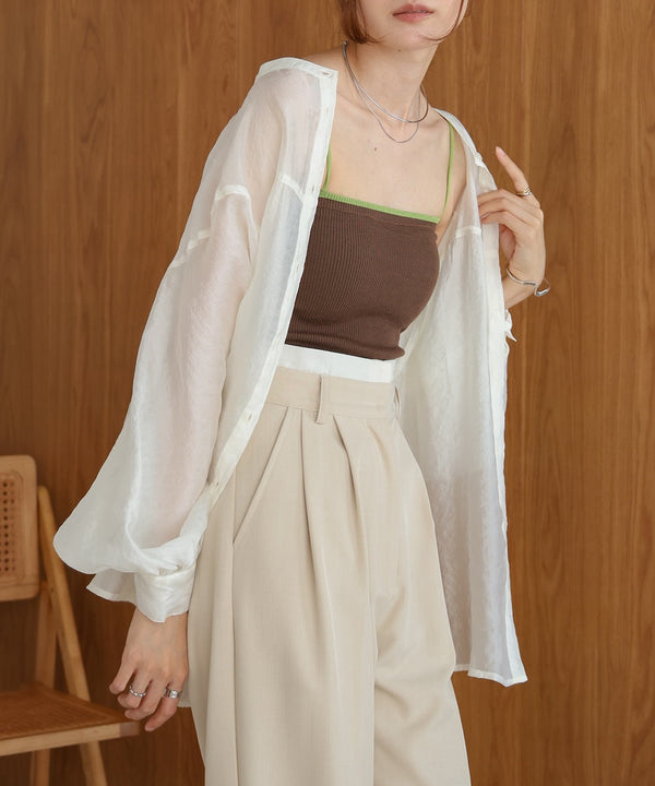 cropped camisole with cups