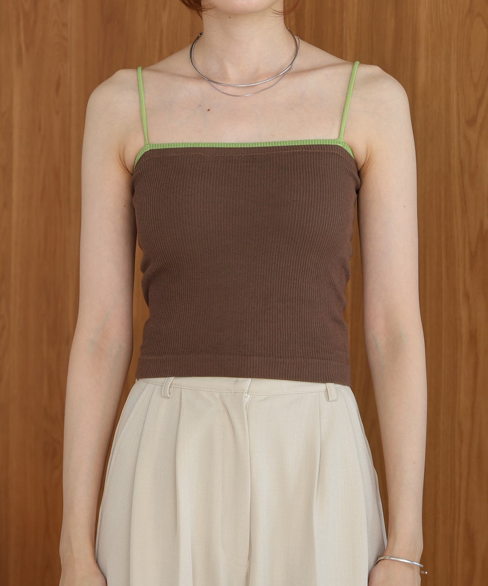 cropped camisole with cups
