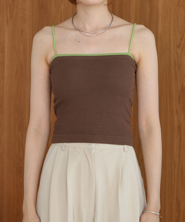 cropped camisole with cups