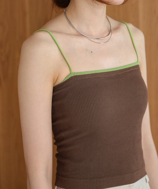 cropped camisole with cups