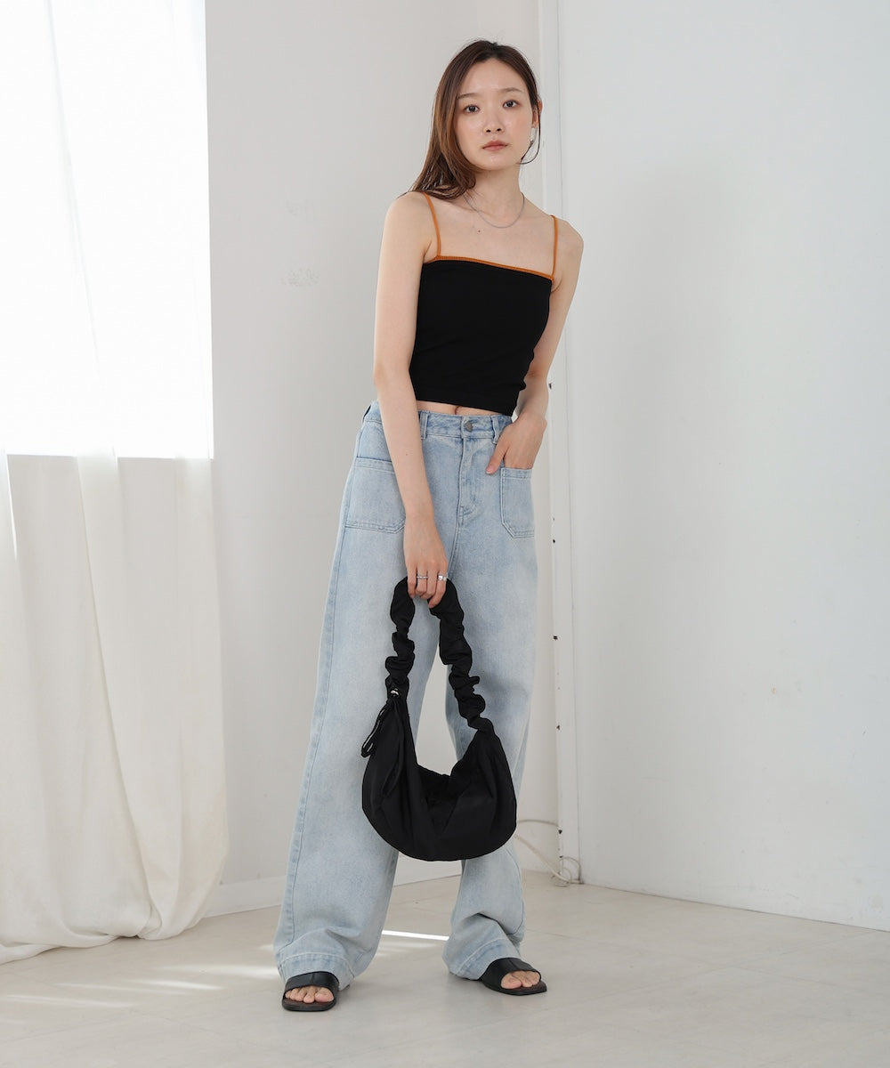 cropped camisole with cups