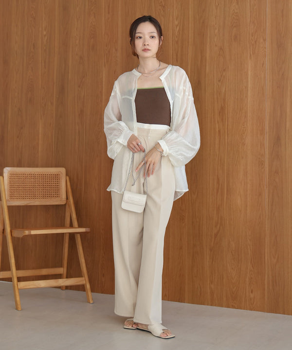 cropped camisole with cups