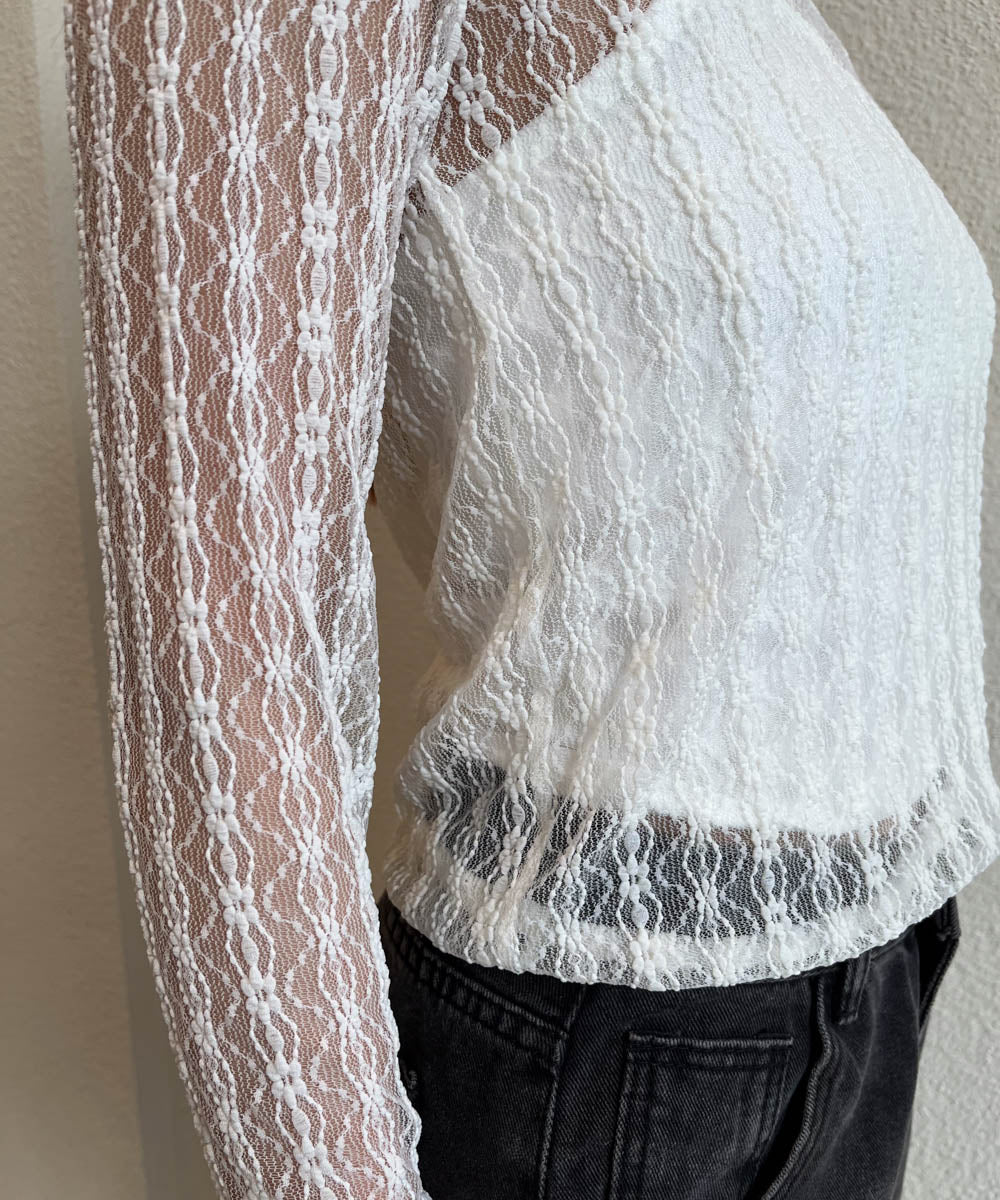 ｈalter neck cami + lace tops