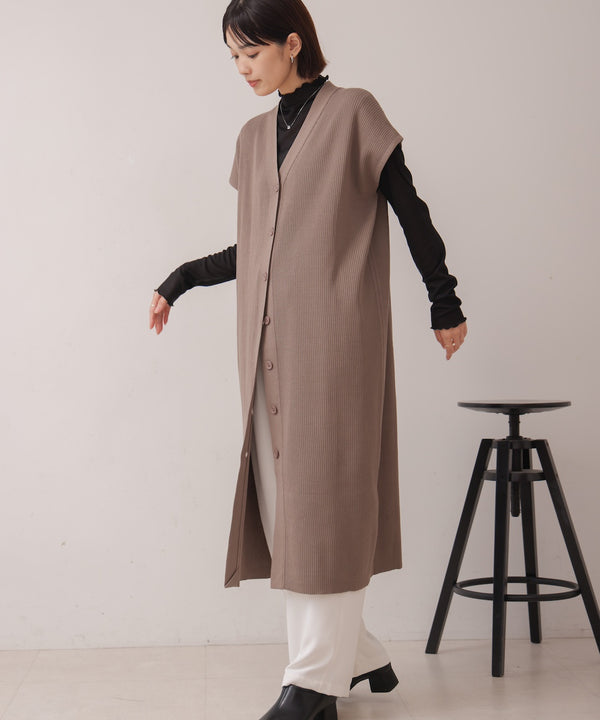 強撚ロングジレ