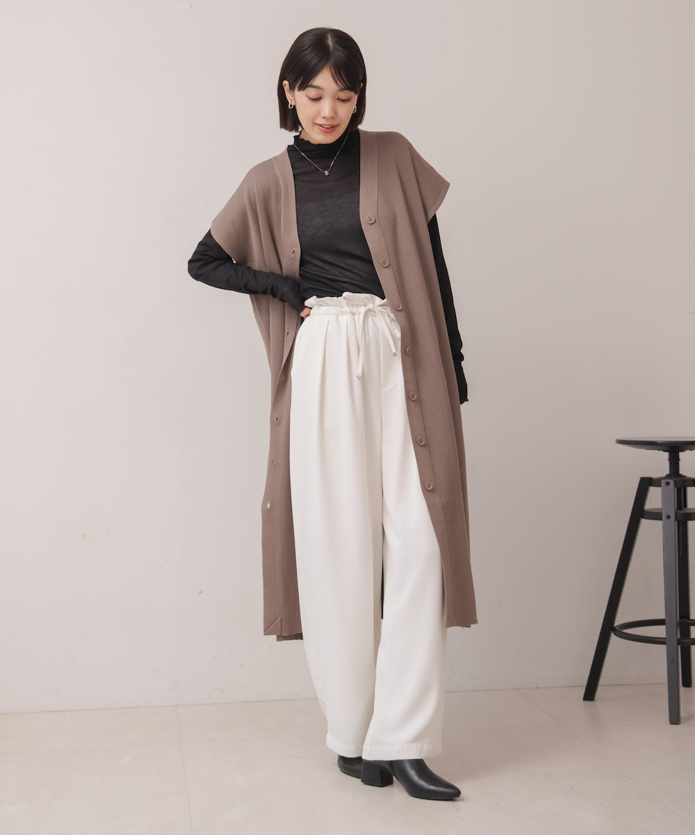 強撚ロングジレ
