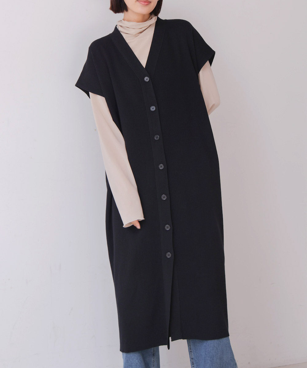 強撚ロングジレ
