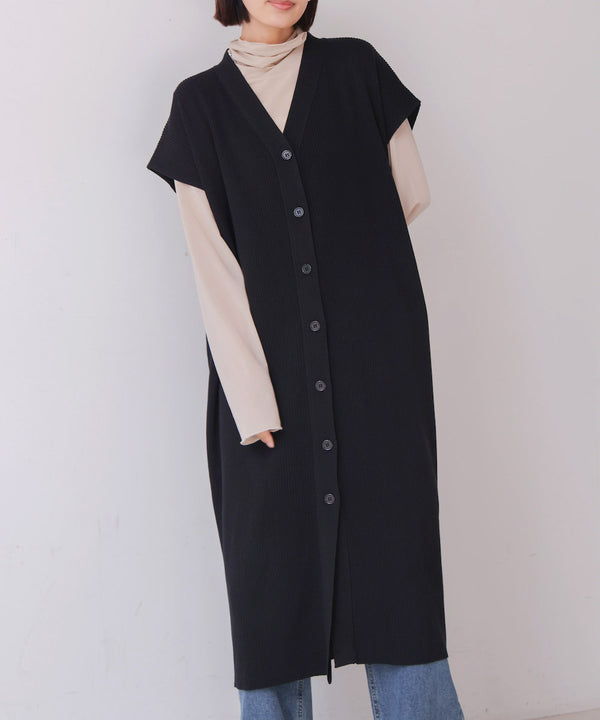 強撚ロングジレ