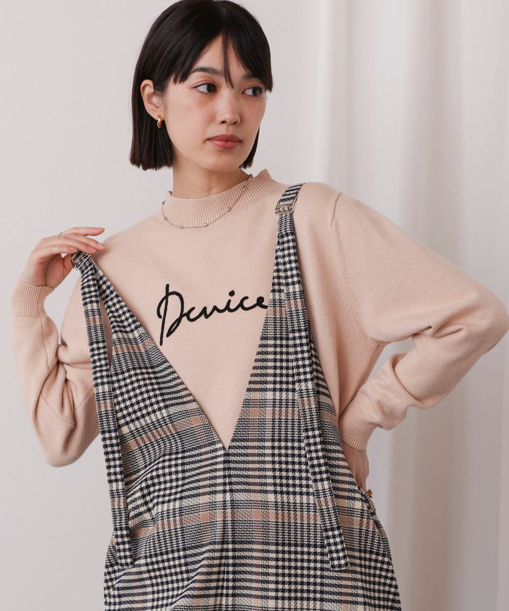 刺繡ロゴニット