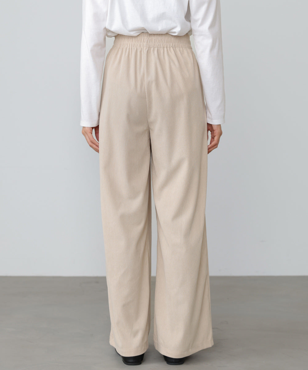 コーデュロイイージーパンツ