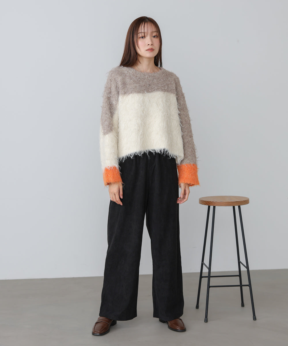 コーデュロイイージーパンツ