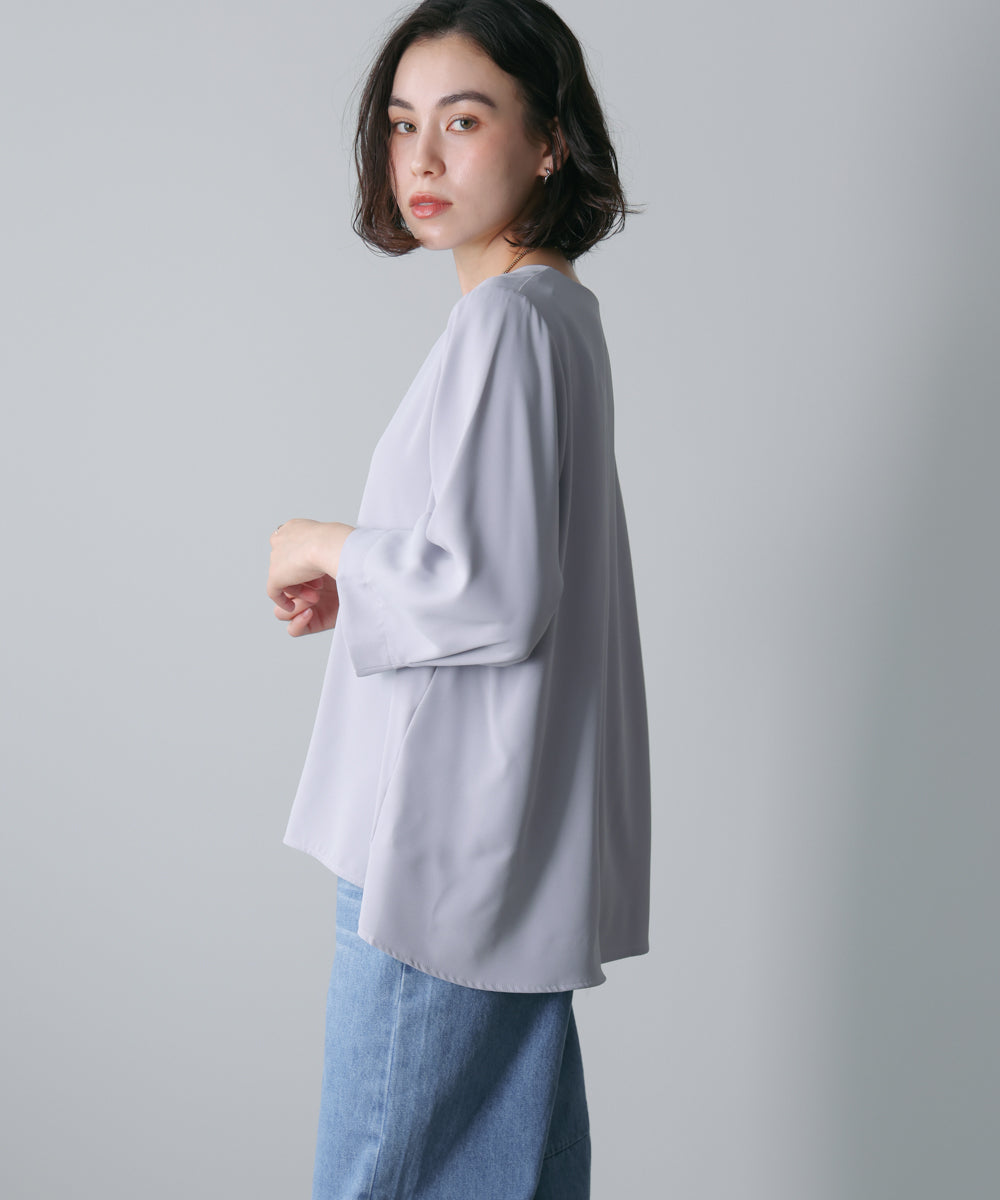 タックスリーブブラウス