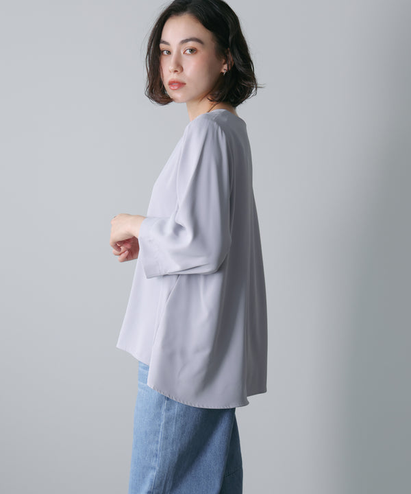 タックスリーブブラウス