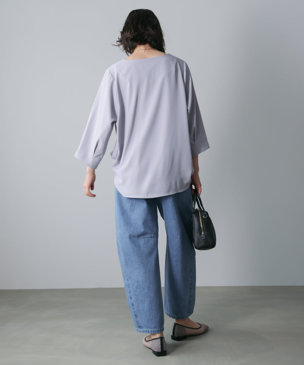 タックスリーブブラウス