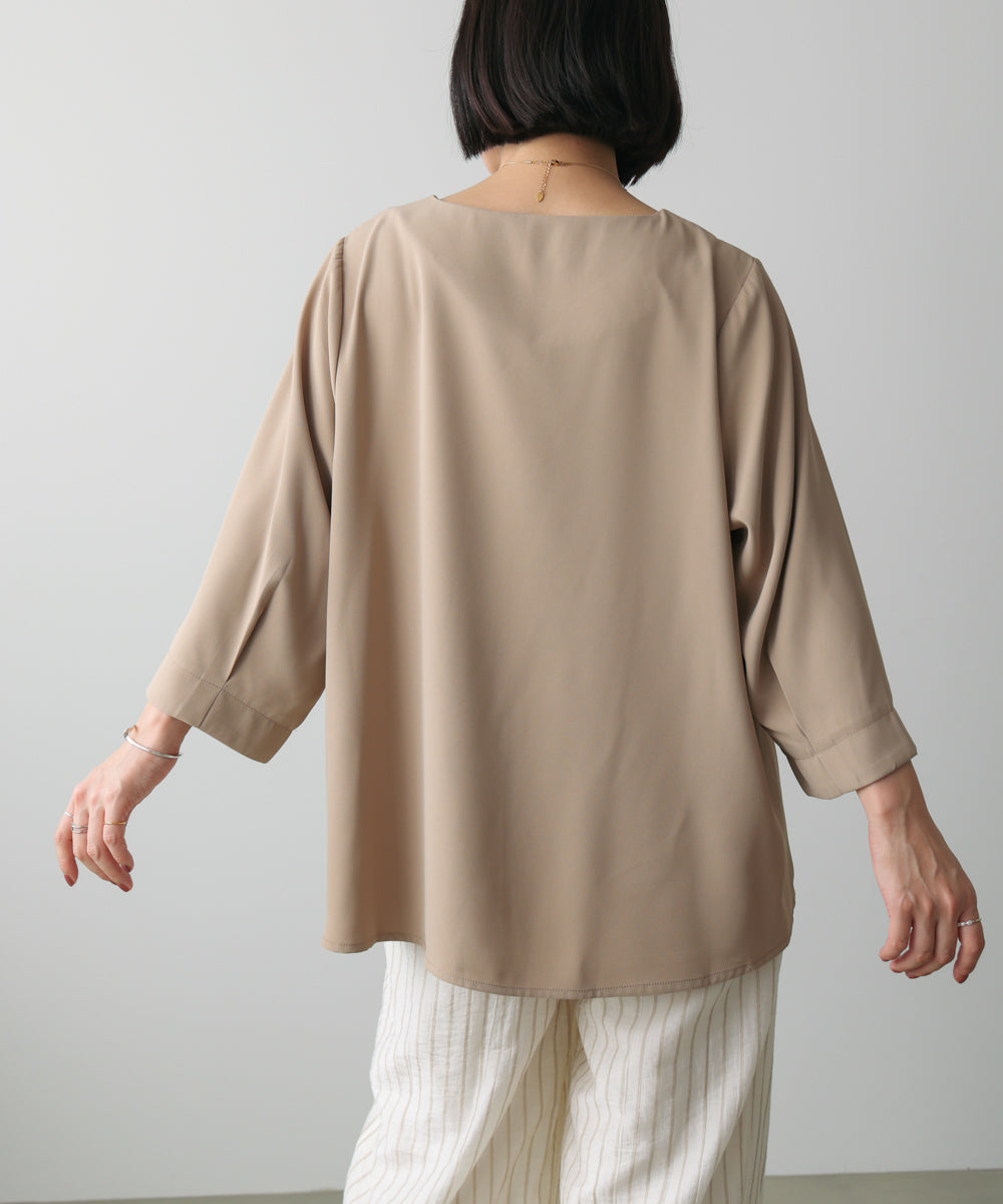 タックスリーブブラウス
