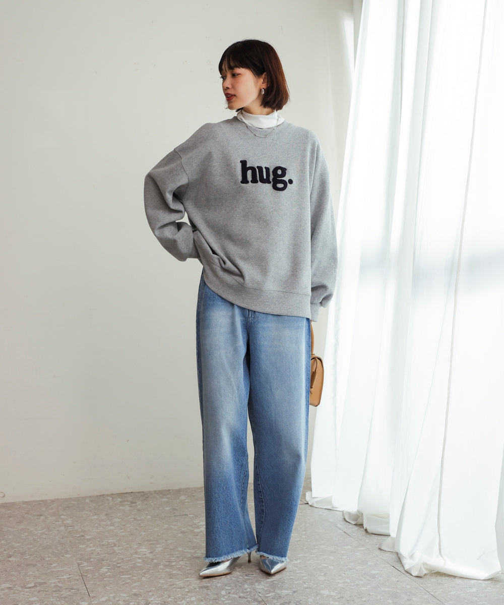 ｈｕｇ刺繍プルオーバー