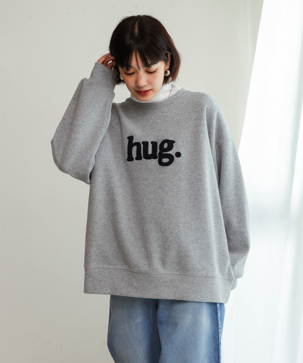 ｈｕｇ刺繍プルオーバー