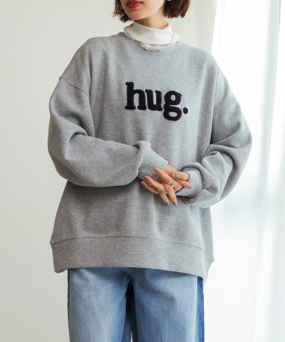 ｈｕｇ刺繍プルオーバー