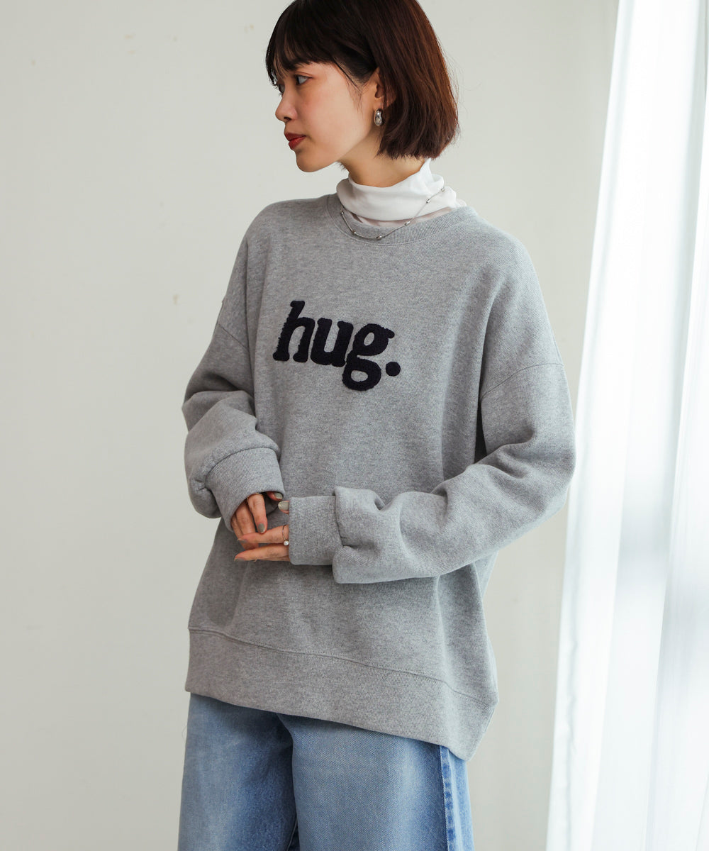 ｈｕｇ刺繍プルオーバー