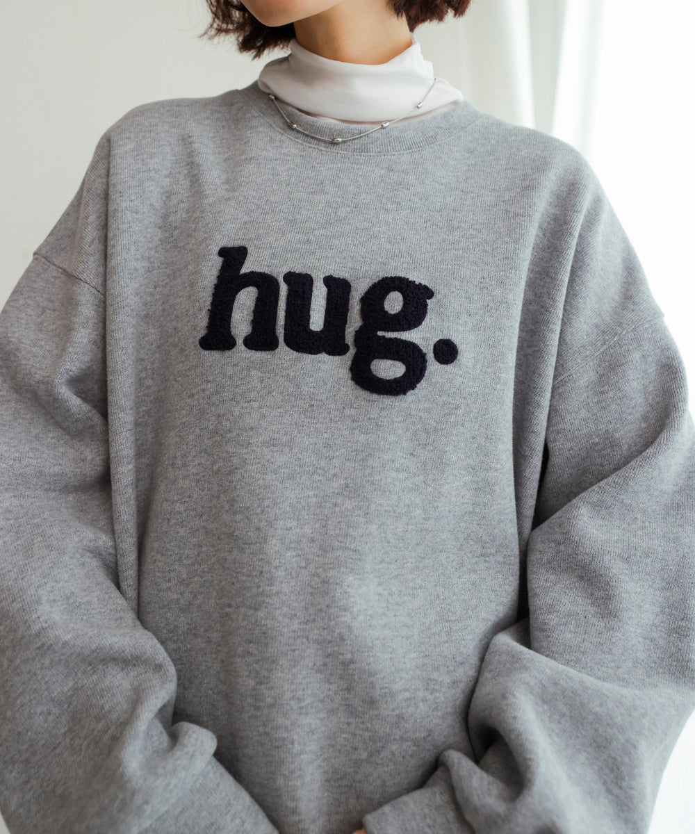ｈｕｇ刺繍プルオーバー