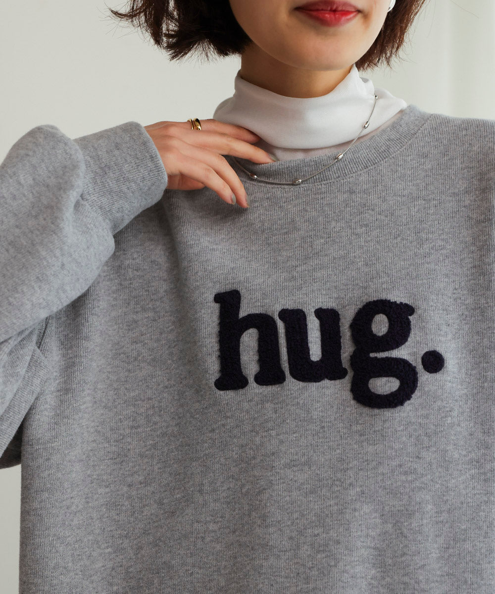 ｈｕｇ刺繍プルオーバー