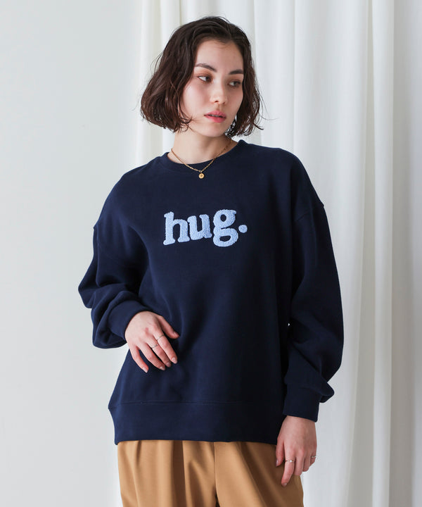 ｈｕｇ刺繍プルオーバー