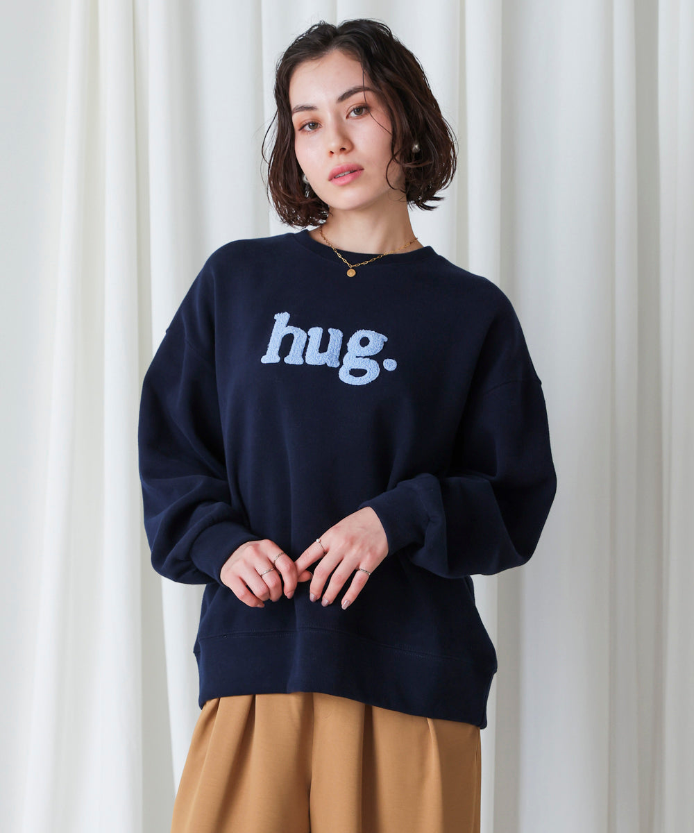 ｈｕｇ刺繍プルオーバー