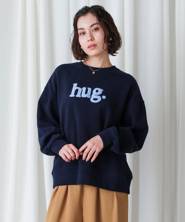 ｈｕｇ刺繍プルオーバー