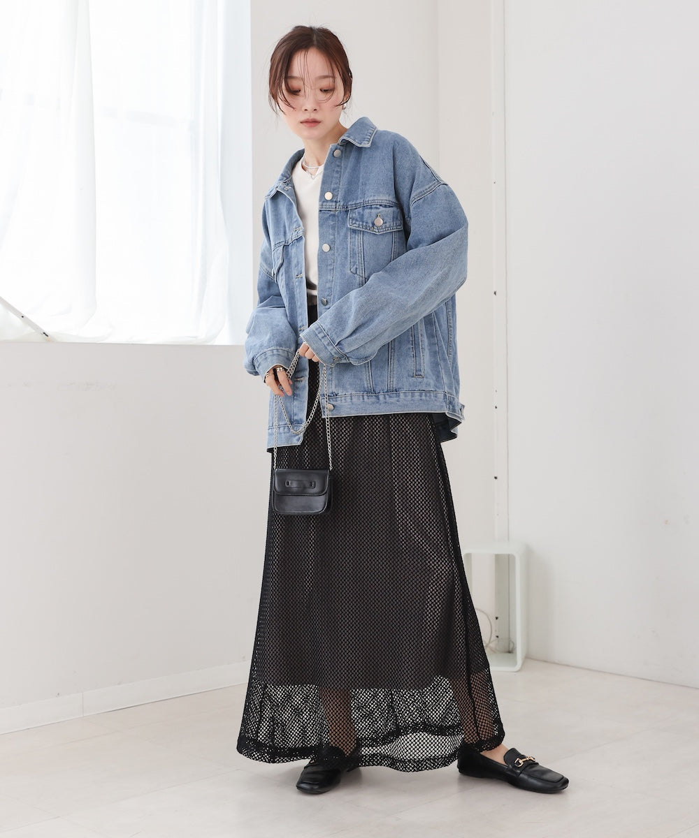 loose denim jacket