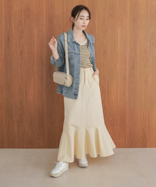マーメイドツイルスカート