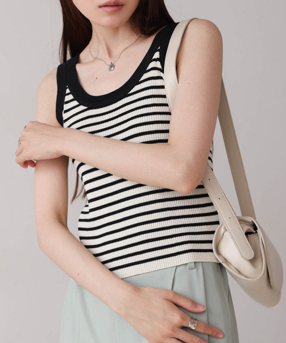 ボーダーニットタンク