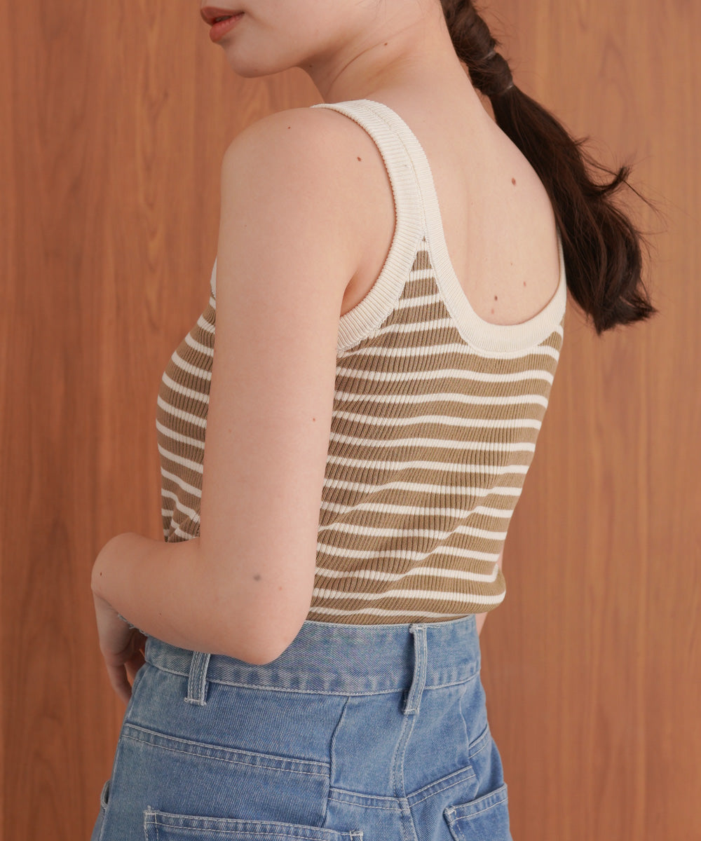 ボーダーニットタンク