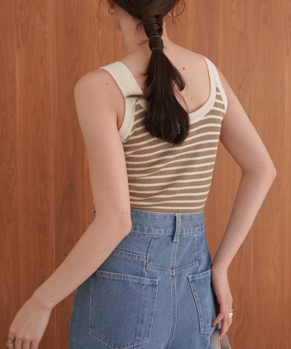 ボーダーニットタンク