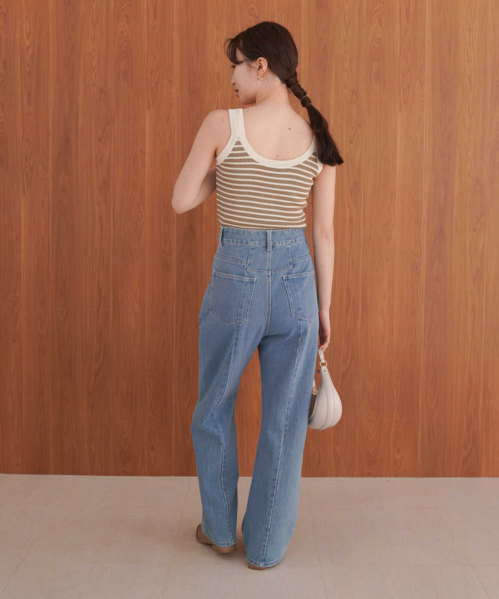 ボーダーニットタンク