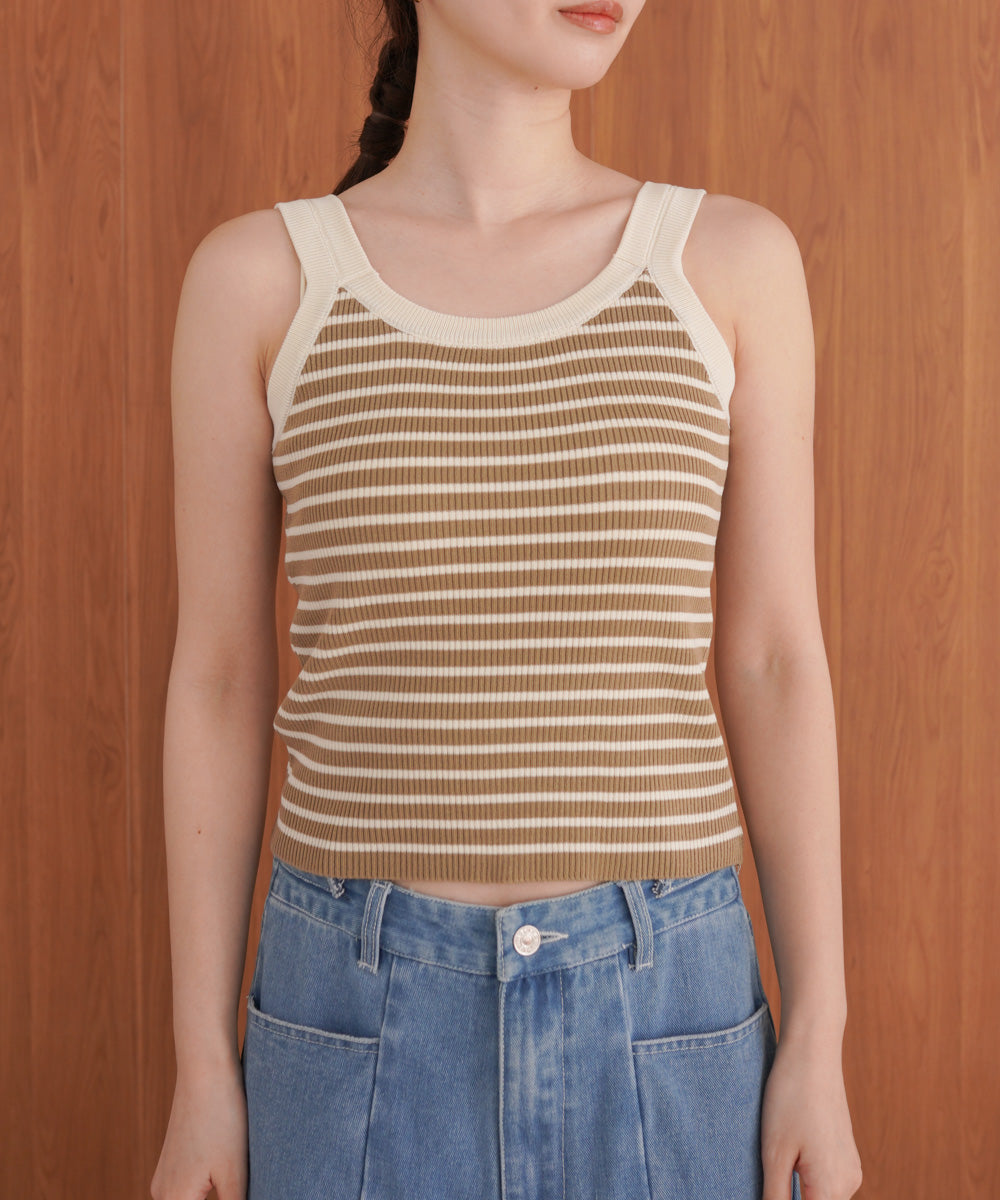 ボーダーニットタンク