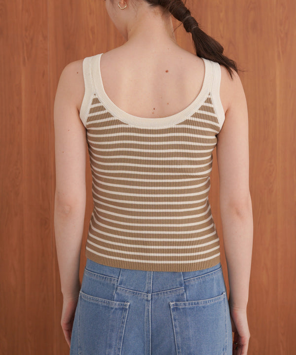 ボーダーニットタンク