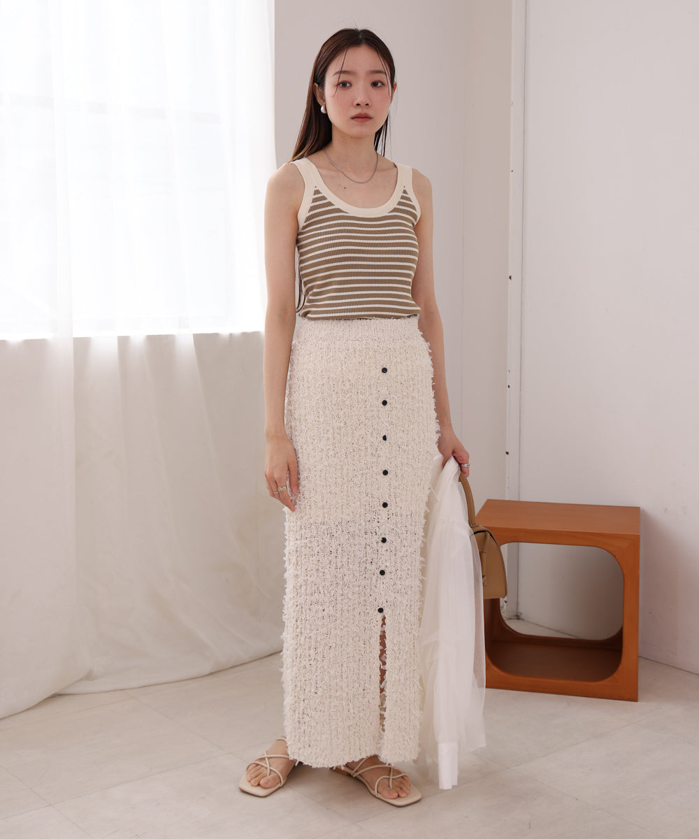 ボーダーニットタンク